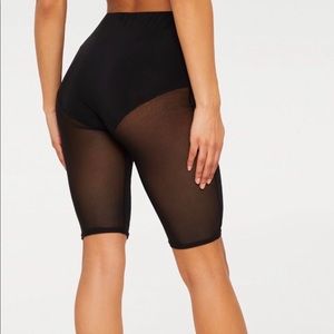 Mesh leg shorts